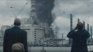 Найцікавіші серіали, зняті на реальних подіях (Кадр з фільму "Чорнобиль")